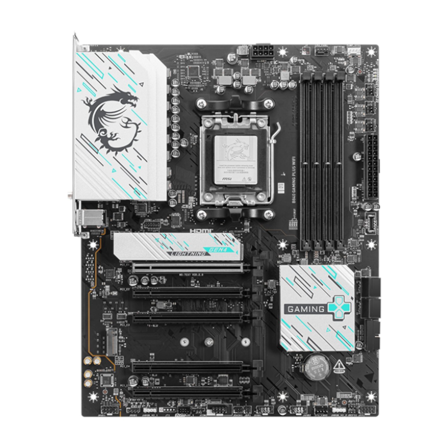 MSI B840 GAMING PLUS WIFI AM5 ATX Gaming Motherboard - Image 2